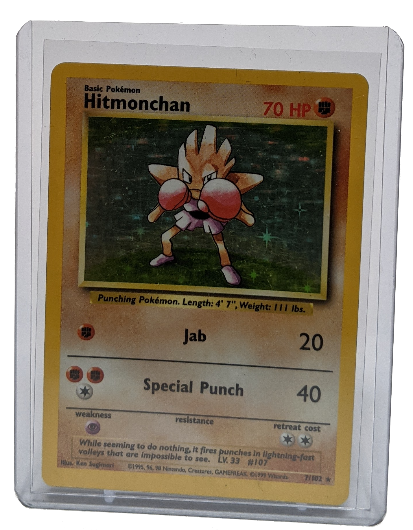 1999 Pokemon Hitmonchan - Unlimited