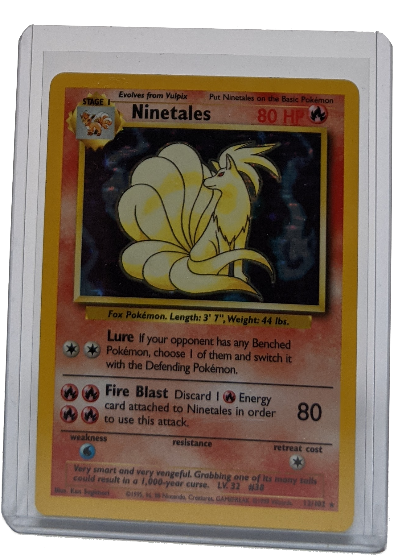 1999 Pokemon Ninetales - Unlimited