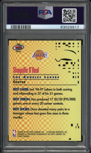 1997 Bowman's Best Cuts Shaquille O'Neal Atomic Refractor - PSA 9